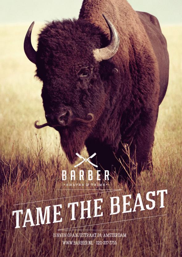 campagne communication barber_shaves_trims_tame_the_beast_bison