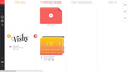 interface fontyou typographie