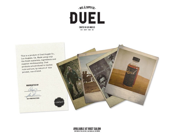 duel design packaging